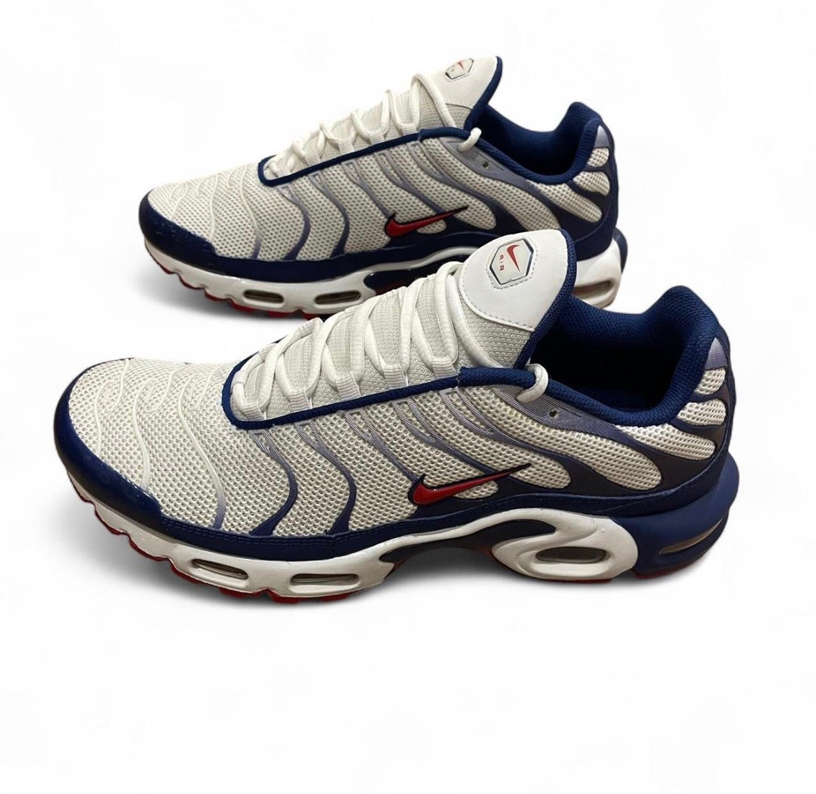 CJ9928-100 Nike Air Max Plus TN ‘White Red Blue’ (2019)