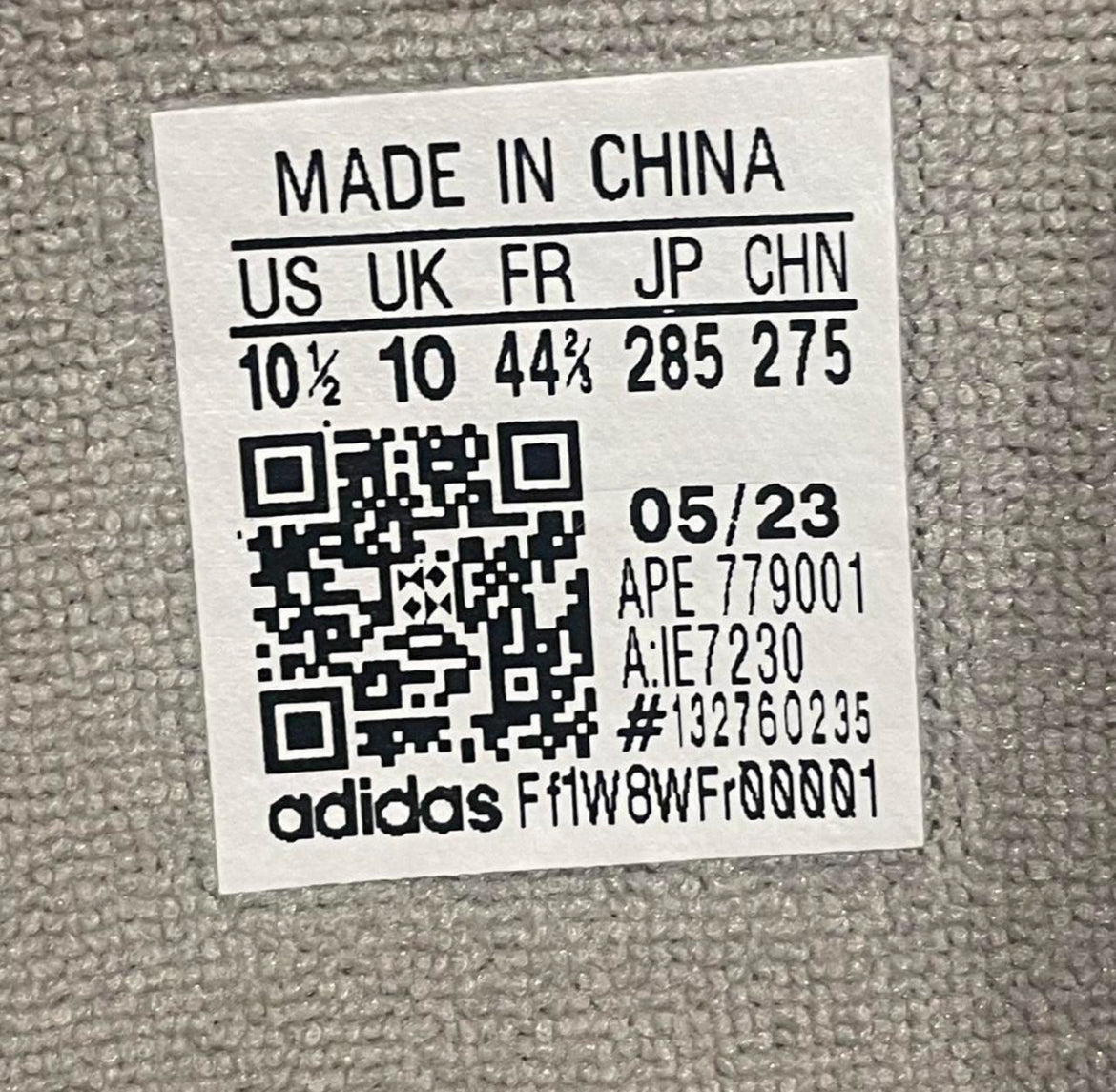 IE7230 Adidas Crazy 8 ‘Off White Sesame’ (2023)