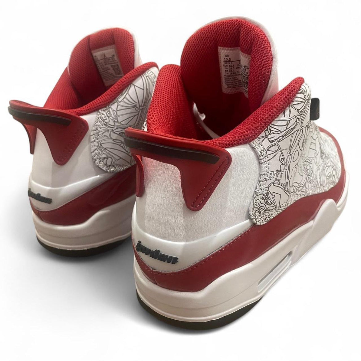 311046-163 Jordan Dub Zero ‘White Varsity Red’ (2022)