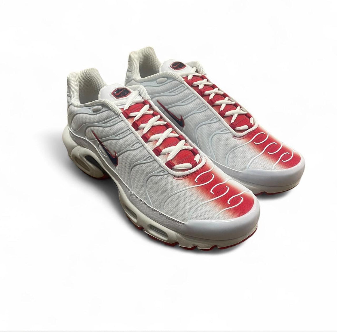 FN3410-100 Nike Air Max Plus TN ‘White University Red Bloodshot’ (2023)