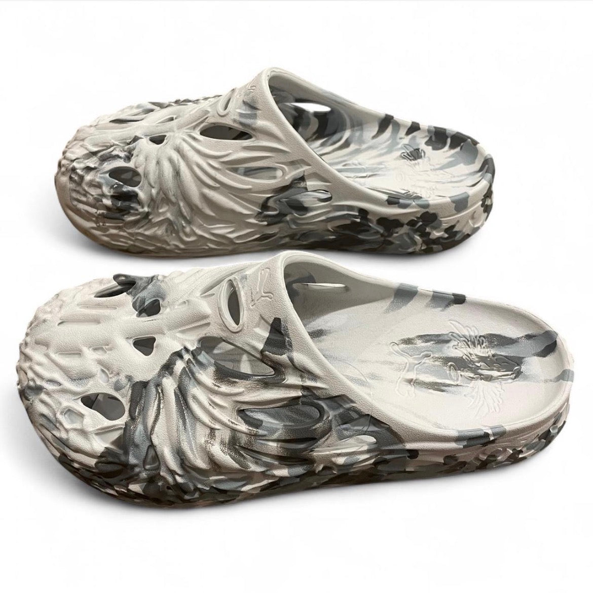 397665-12 Puma LaMelo Ball MB.04 Slide ‘Grey Marble’ (2025)