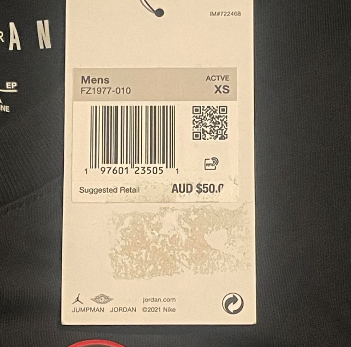 FZ1977-010 Jordan Flight Essentials Tee Men’s T-Shirt ‘Black’ (2025)