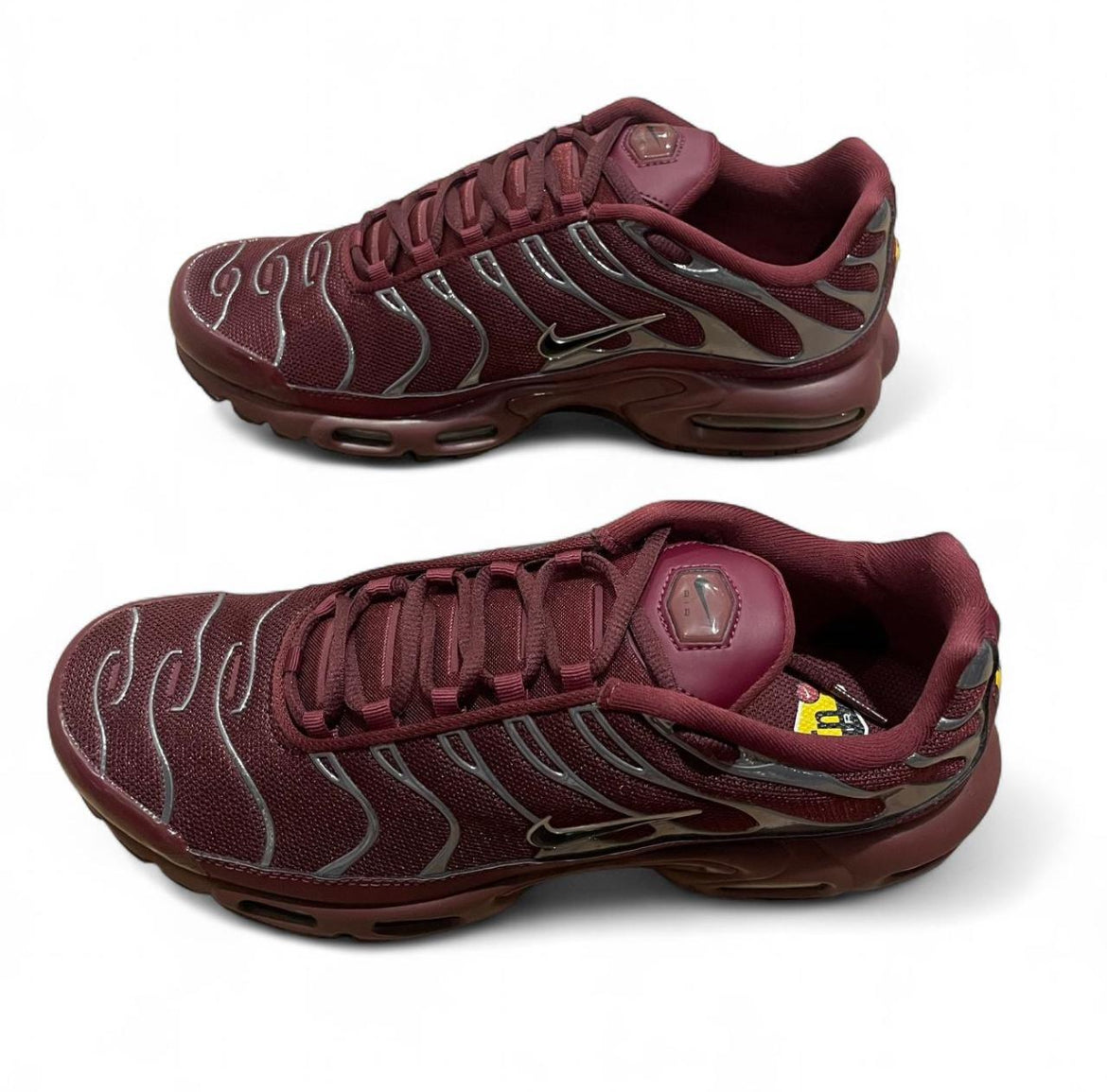 HJ9743-600 Nike Air Max Plus TN (Womens) ‘Night Maroon Metallic Silver’ (2024)