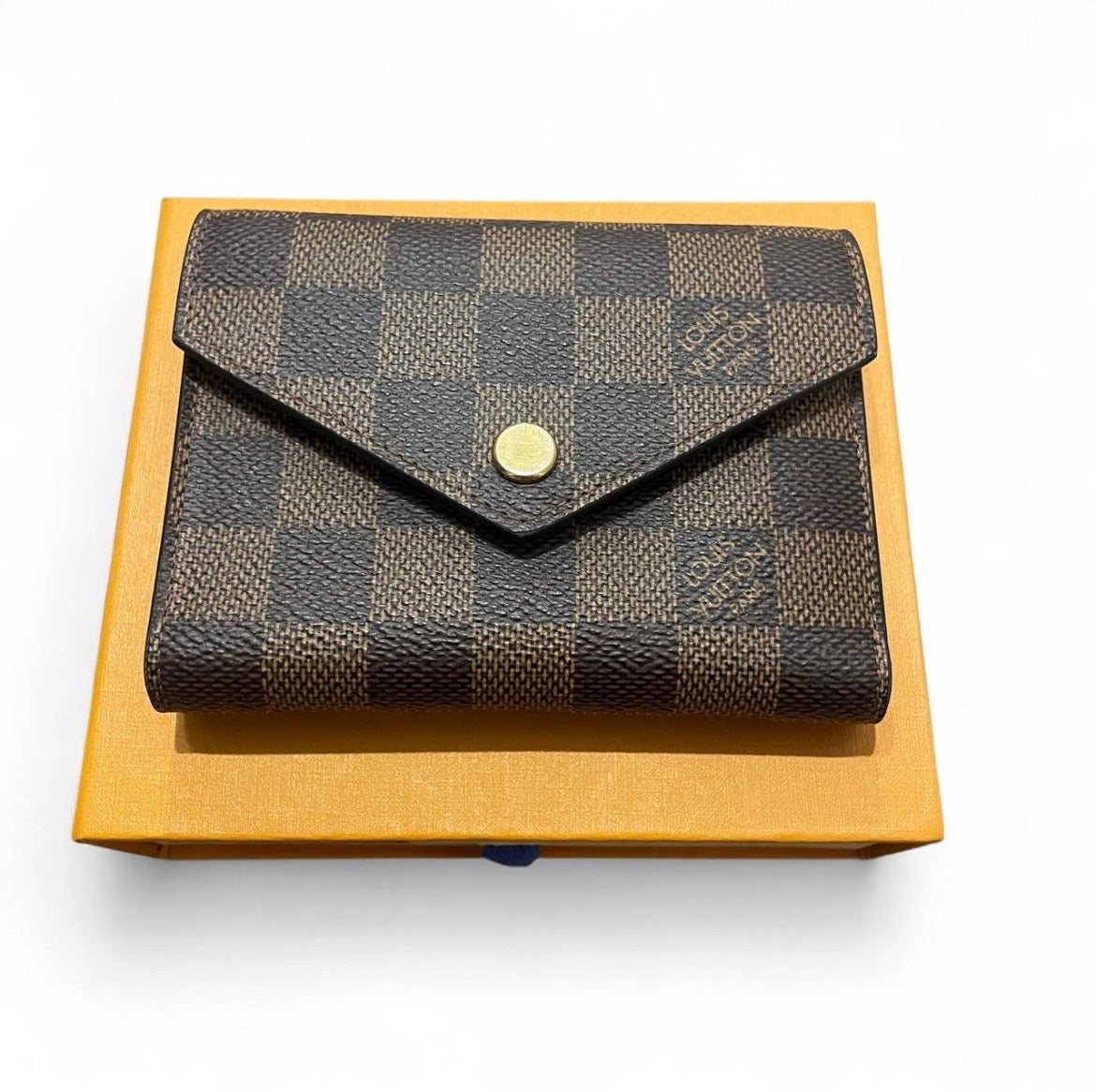 N41659 Louis Vuitton Victorine Trifold Wallet ‘Damier Ebene Canvas’