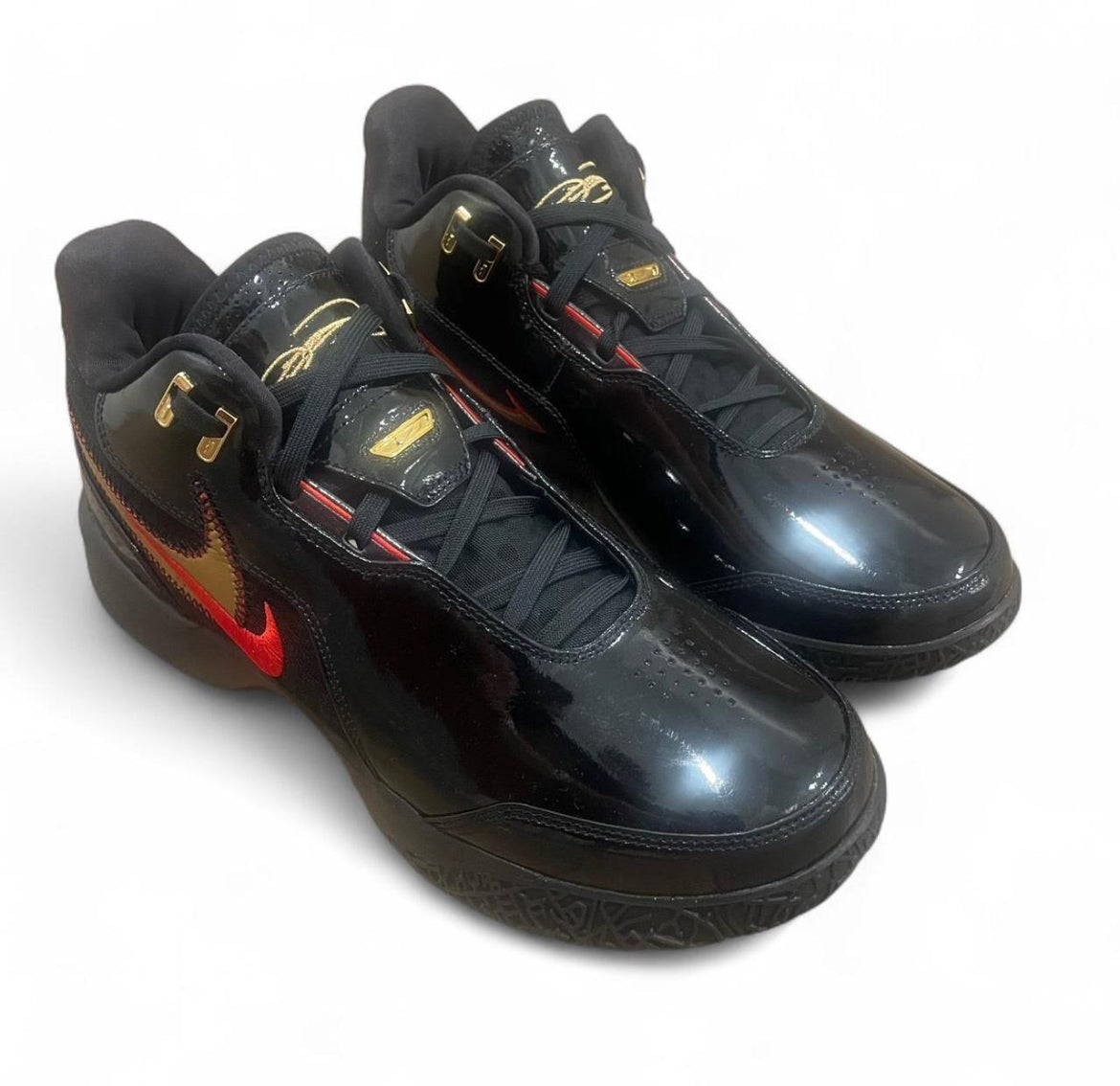 FJ1566-001 Nike Zoom Lebron NXXT Gen AMPD ‘Black University Red Gold’ (2024)