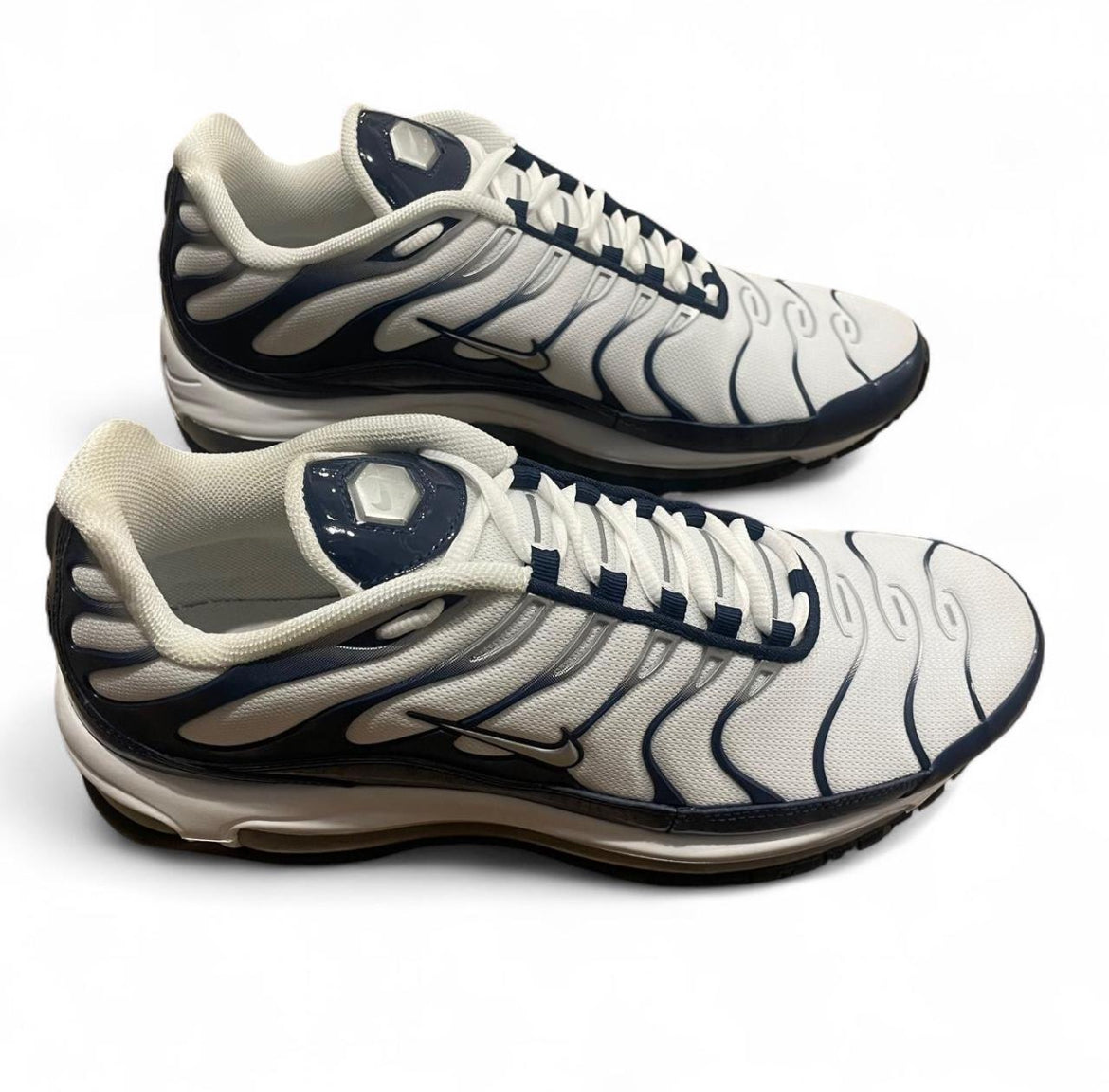 AH8144-100 Nike Air Max 97 Plus TN ‘White Navy’ (2018)