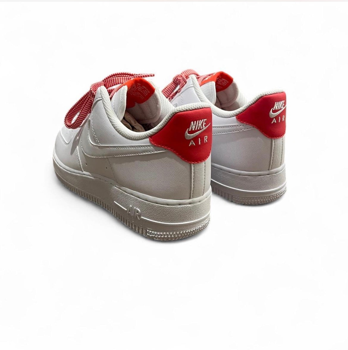 IB7167-103 Nike Air Force 1 (Womens) ‘White Pink Foam Metallic Silver Light Crimson’ (2025)