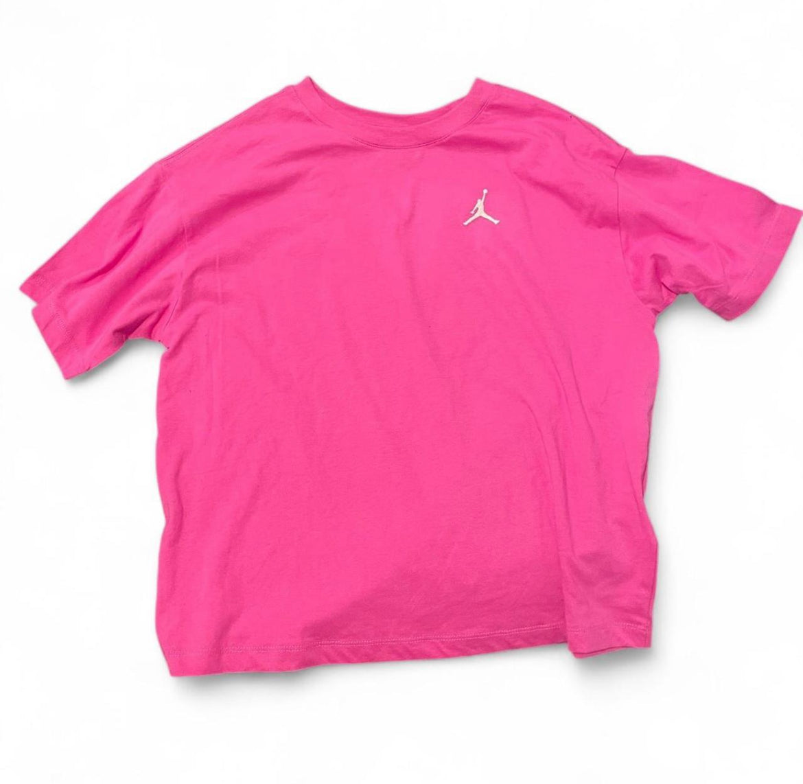 45D311-A2B Jordan Jumpman Brooklyn Essentials Tee (Womans) ‘Fire Pink’