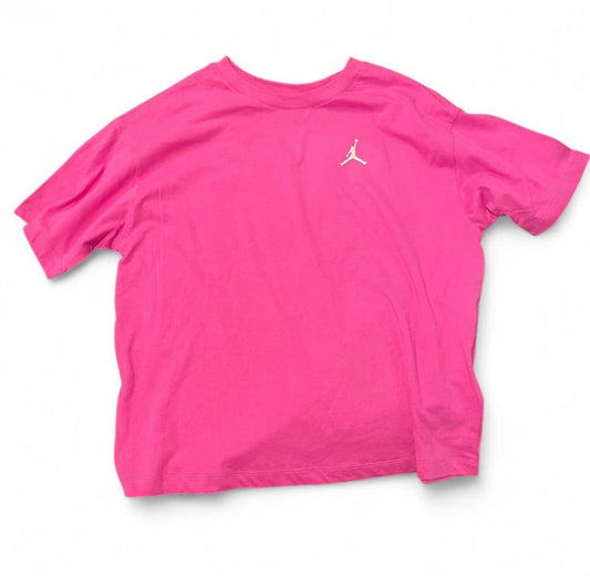 45D311-A2B Jordan Jumpman Brooklyn Essentials Tee (Womans) ‘Fire Pink’
