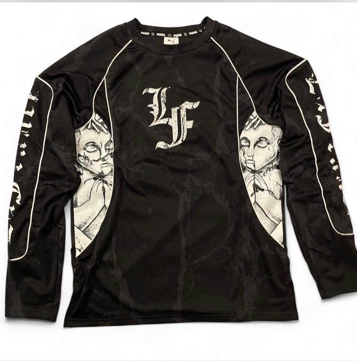 630781-01 Puma LaMelo Ball Hoops x LaFrance Moto Jersey ‘Written In Chrome’ (2024)