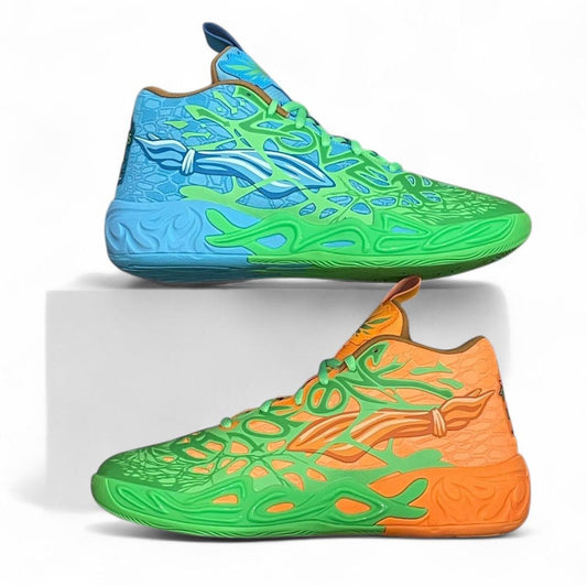 311307-01 Puma LaMelo Ball MB.04 TMNT ‘Leonardo & Michelangelo’ (2024)