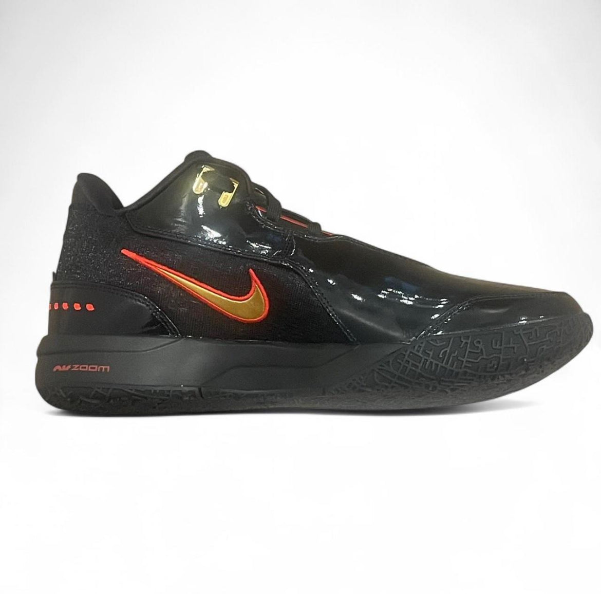 FJ1566-001 Nike Zoom Lebron NXXT Gen AMPD ‘Black University Red Gold’ (2024)
