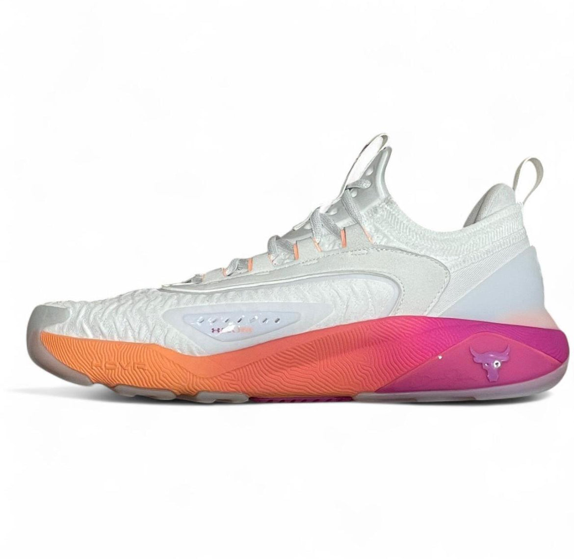 3027600-101 Under Armour Project Rock 7 ‘White Vivid Magenta’ (2024)
