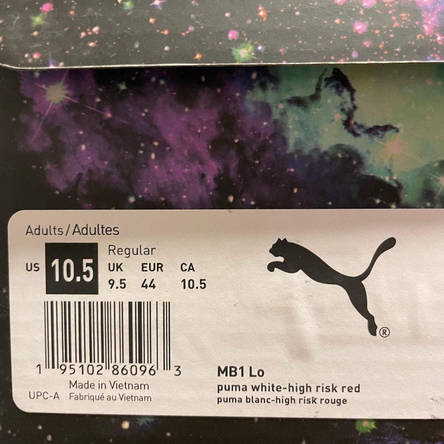 376941-10 Puma LaMelo Ball MB.01 Lo ‘Team Colors White High Risk Red’ (2022)