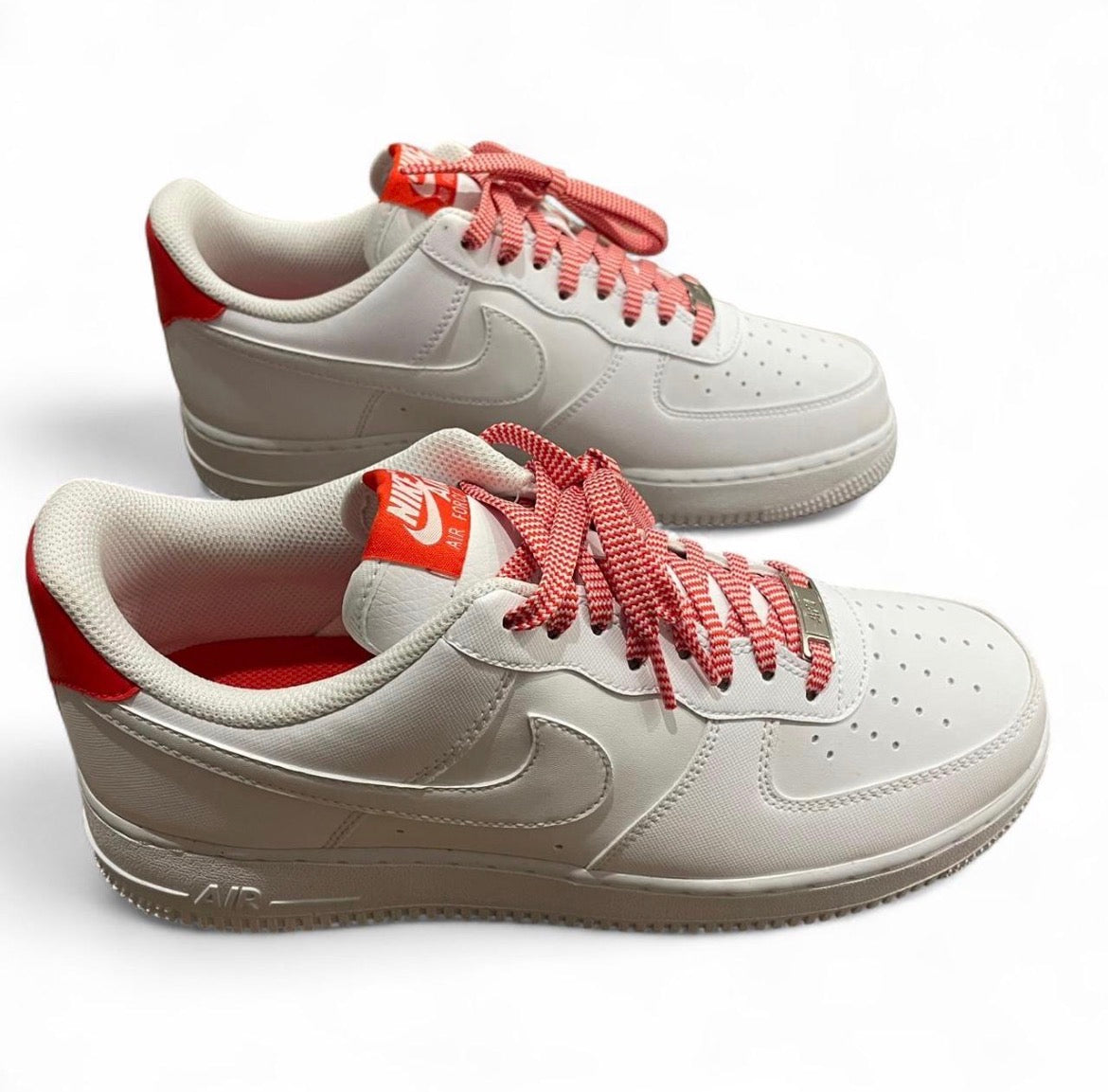 IB7167-103 Nike Air Force 1 (Womens) ‘White Pink Foam Metallic Silver Light Crimson’ (2025)