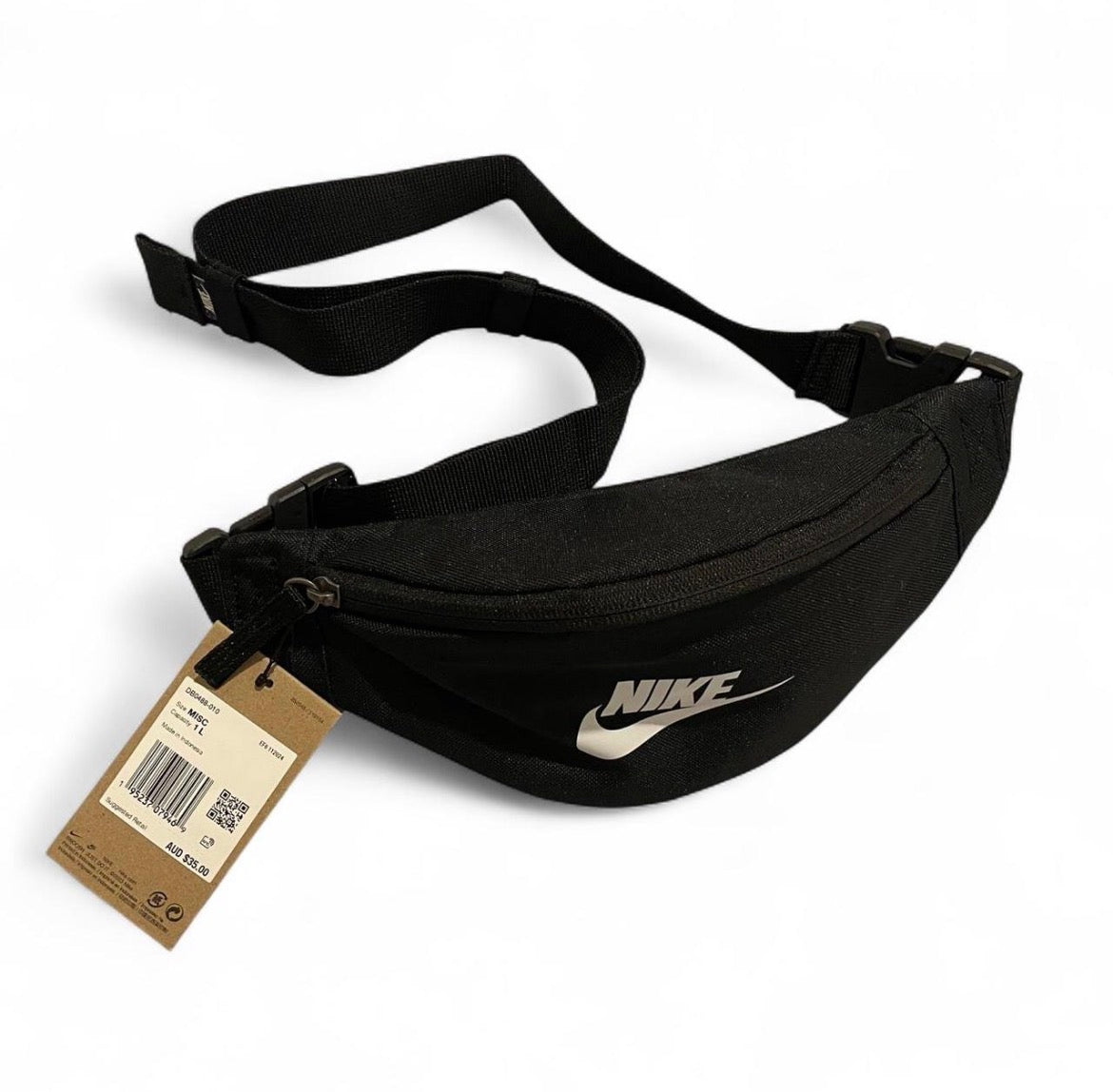 DB0488-010 Nike Heritage Small Waistpack ‘Black’ (2025)