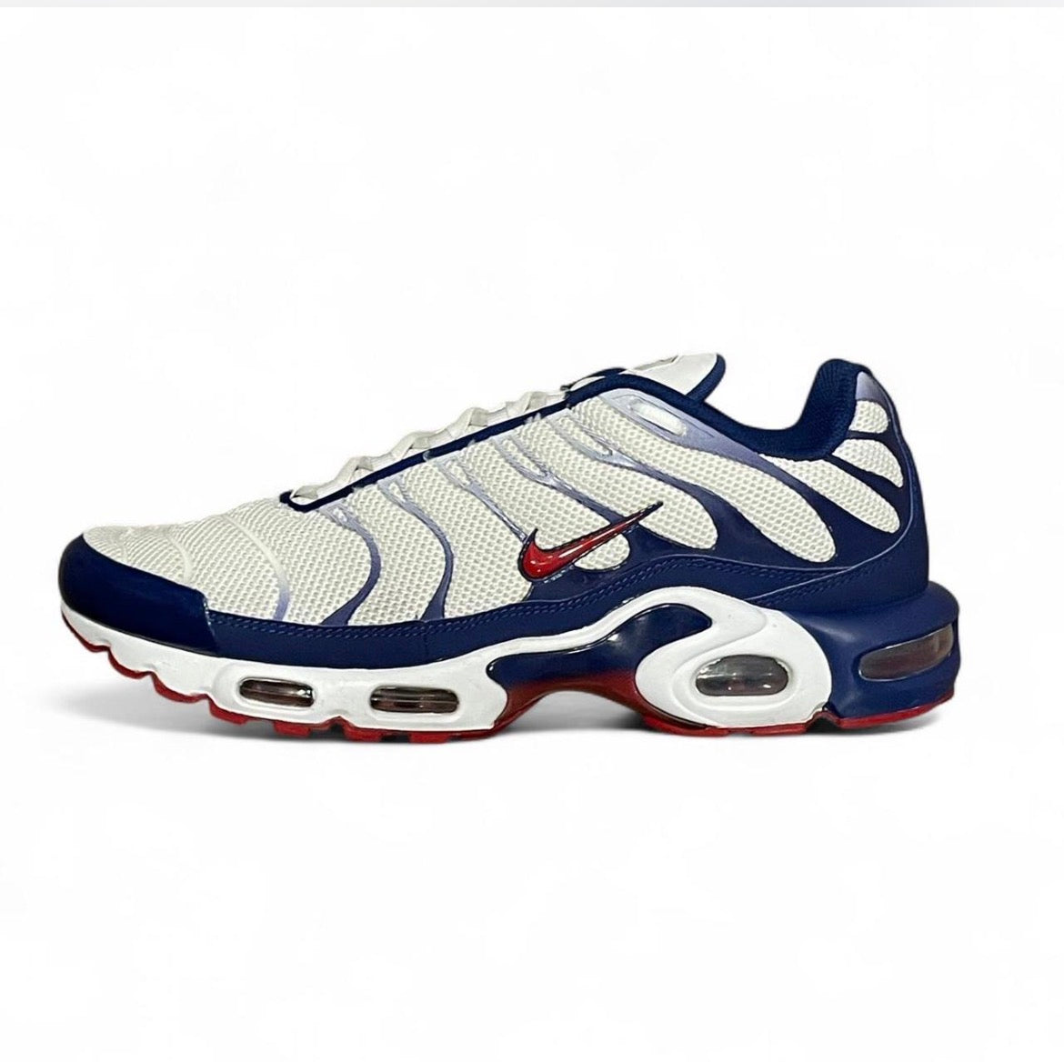 CJ9928-100 Nike Air Max Plus TN ‘White Red Blue’ (2019)