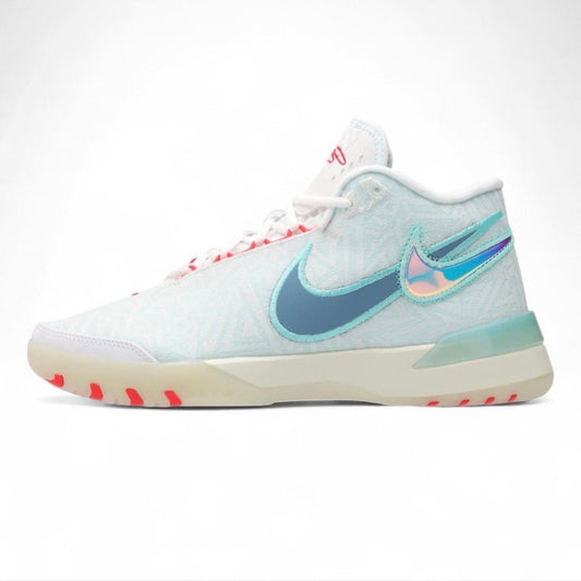 HF0712-101 Nike LeBron NXXT Genisus ‘White Aurora Green Siren Red Aegean Storm’ (2025)