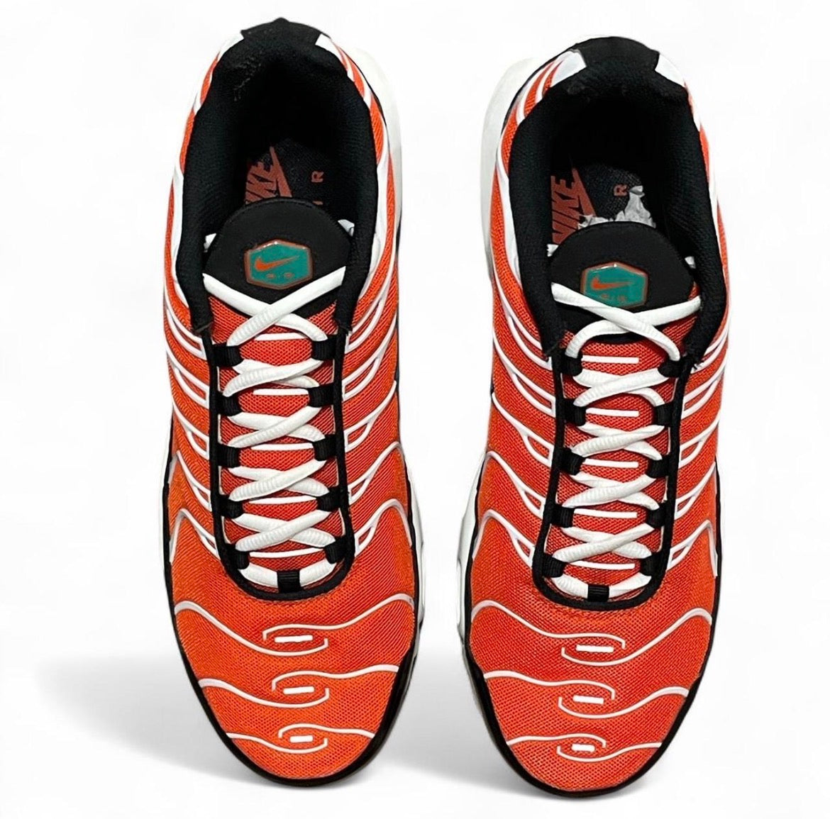 852630-801 Nike Air Max Plus TN ‘Team Orange Neptune Green’ (2018)