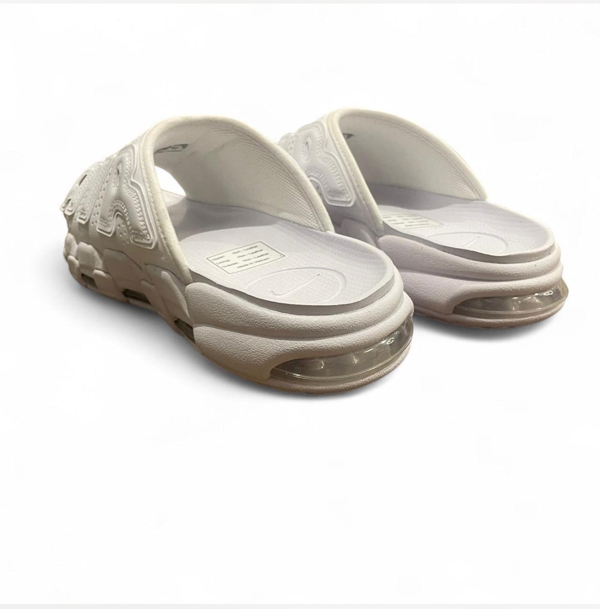 FD9883-101 Nike Air More Uptempo Slide ‘Triple White’ (2023)