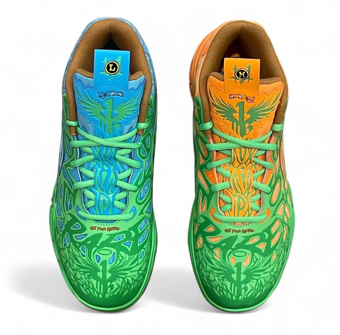 311307-01 Puma LaMelo Ball MB.04 TMNT ‘Leonardo & Michelangelo’ (2024)