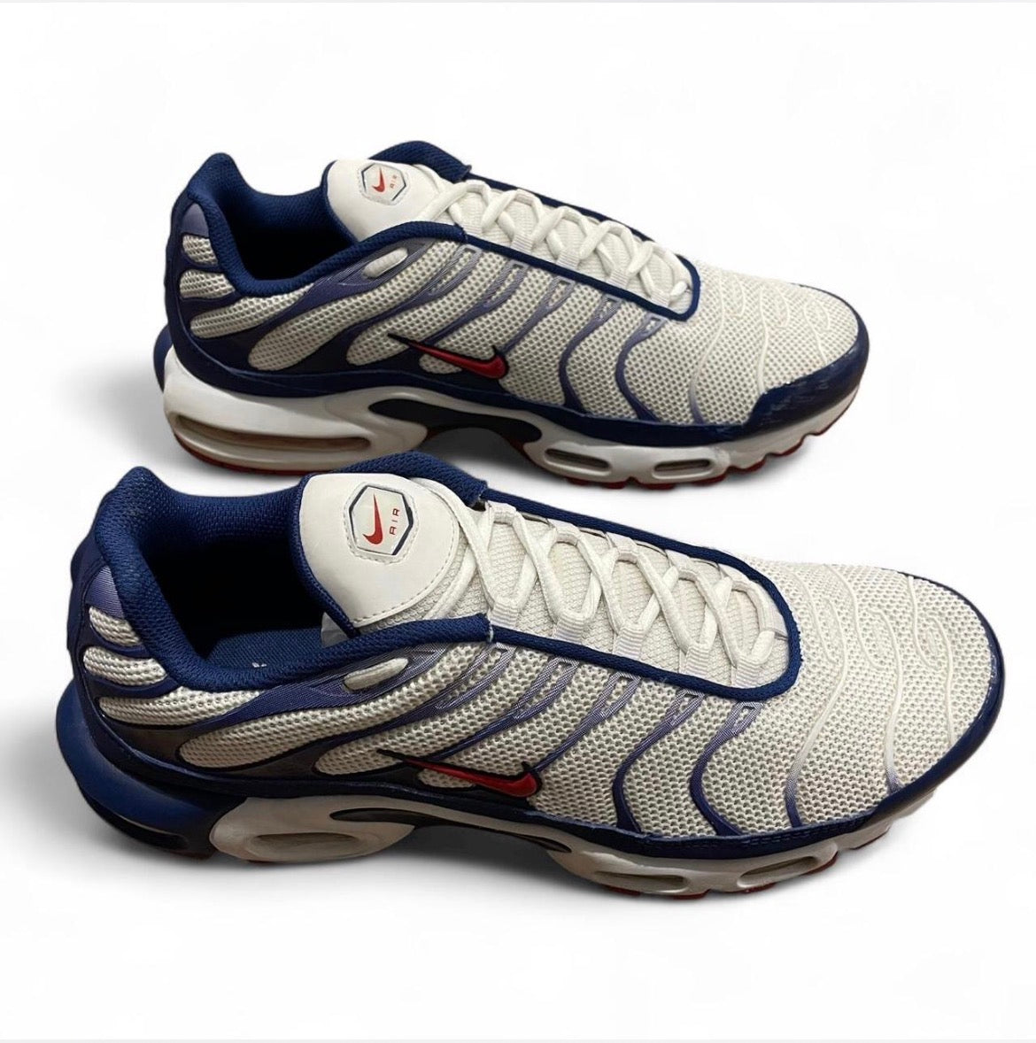 CJ9928-100 Nike Air Max Plus TN ‘White Red Blue’ (2019)