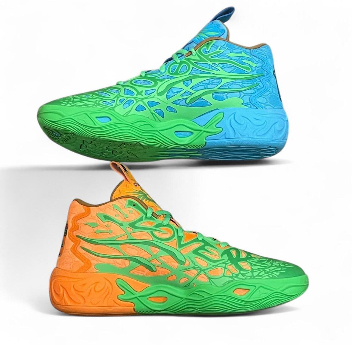 311307-01 Puma LaMelo Ball MB.04 TMNT ‘Leonardo & Michelangelo’ (2024)