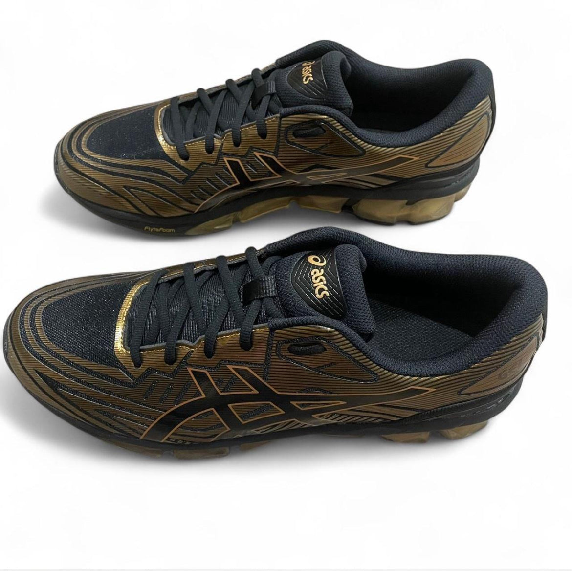 1201A876-004 ASICS Quantum Gel-360 VII ‘Black Pure Gold’ (2024)