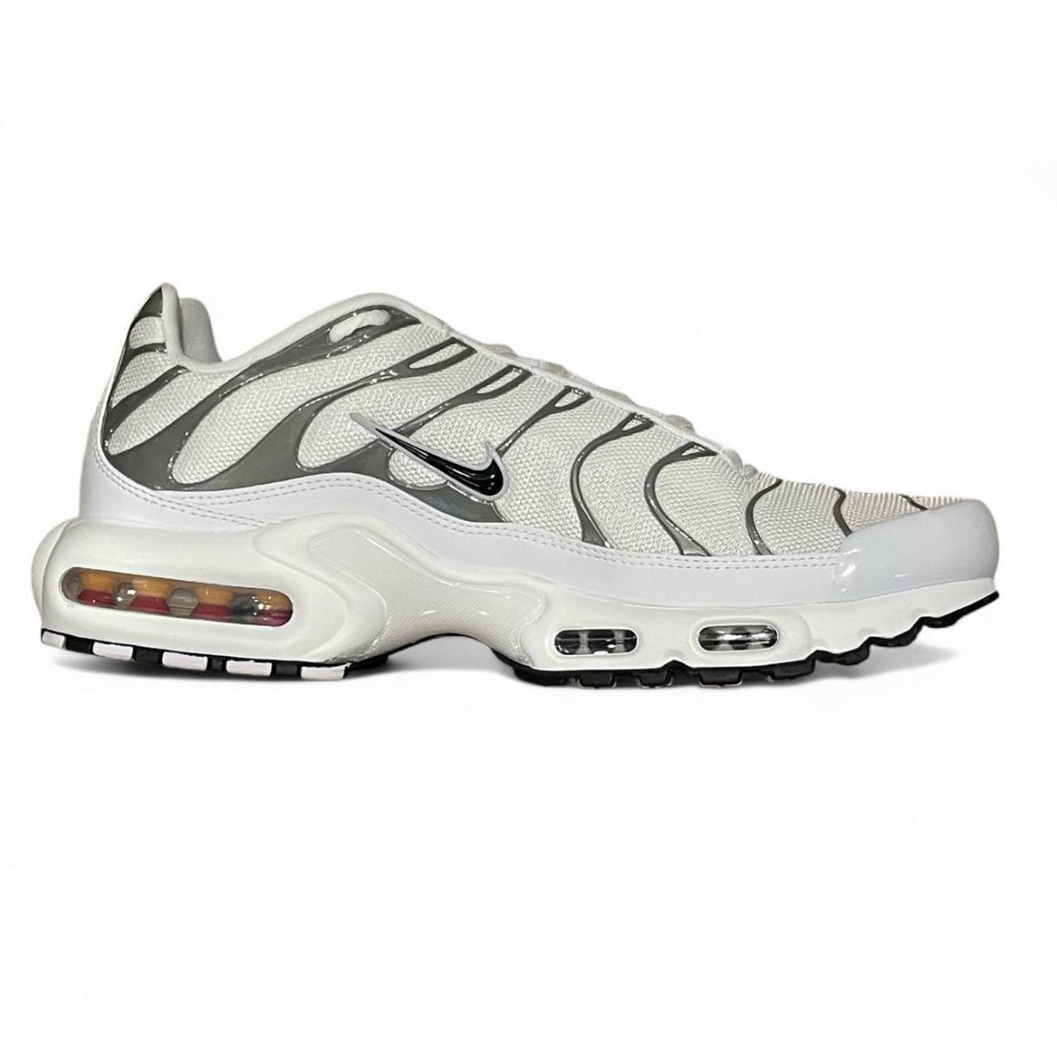 HJ9743-100 Nike Air Max Plus TN (Womens) ‘White Metallic Silver’ (2024)