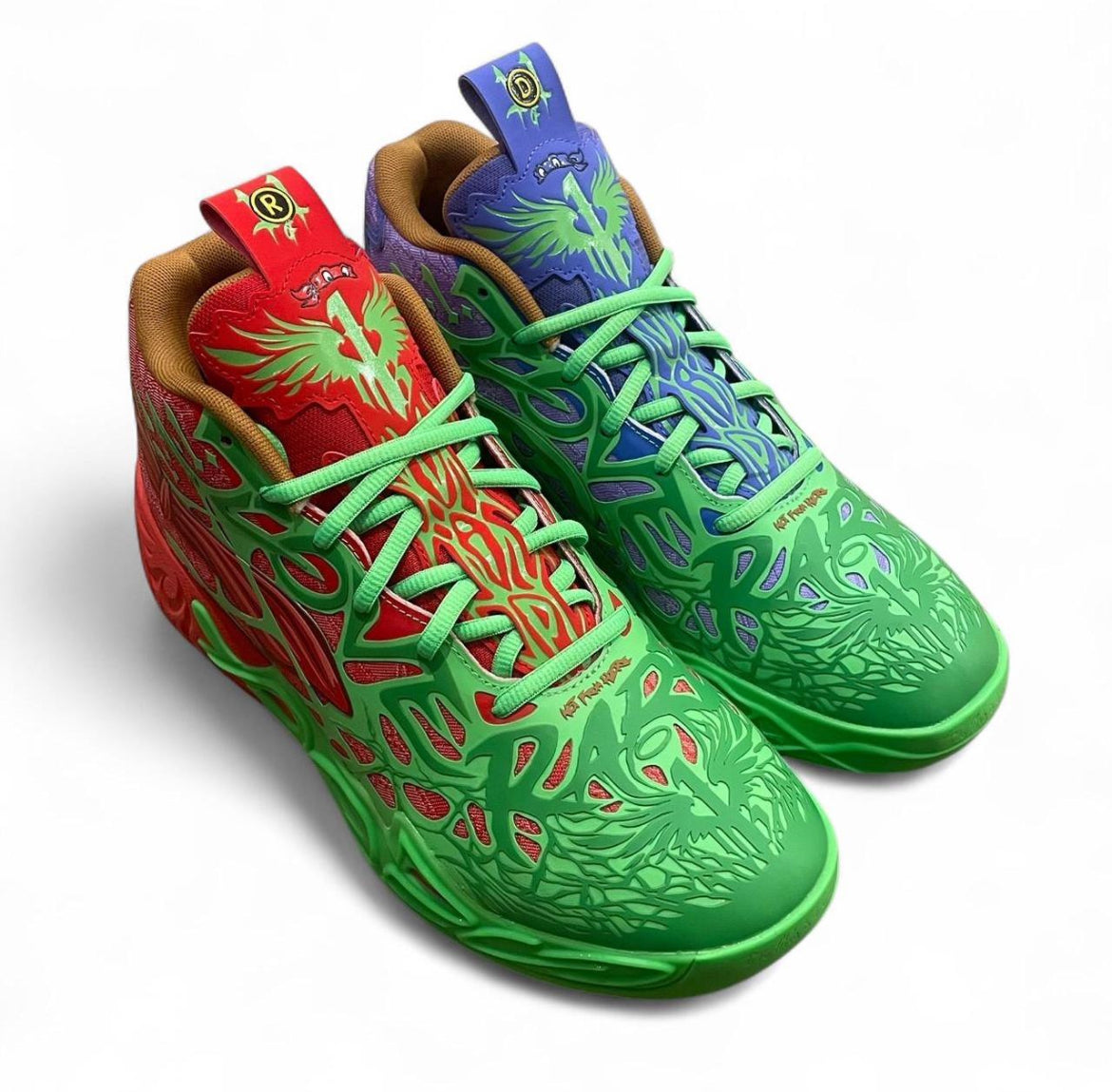 312055-01 Puma LaMelo Ball MB.04 ‘TMNT Raphael & Donatello’ (2025)