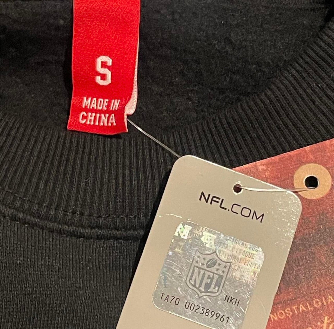 MNLR2108-920 Mitchell & Ness NFL LA Raiders Superbowl Champions Crewneck Sweater ‘Black White’ (2024)