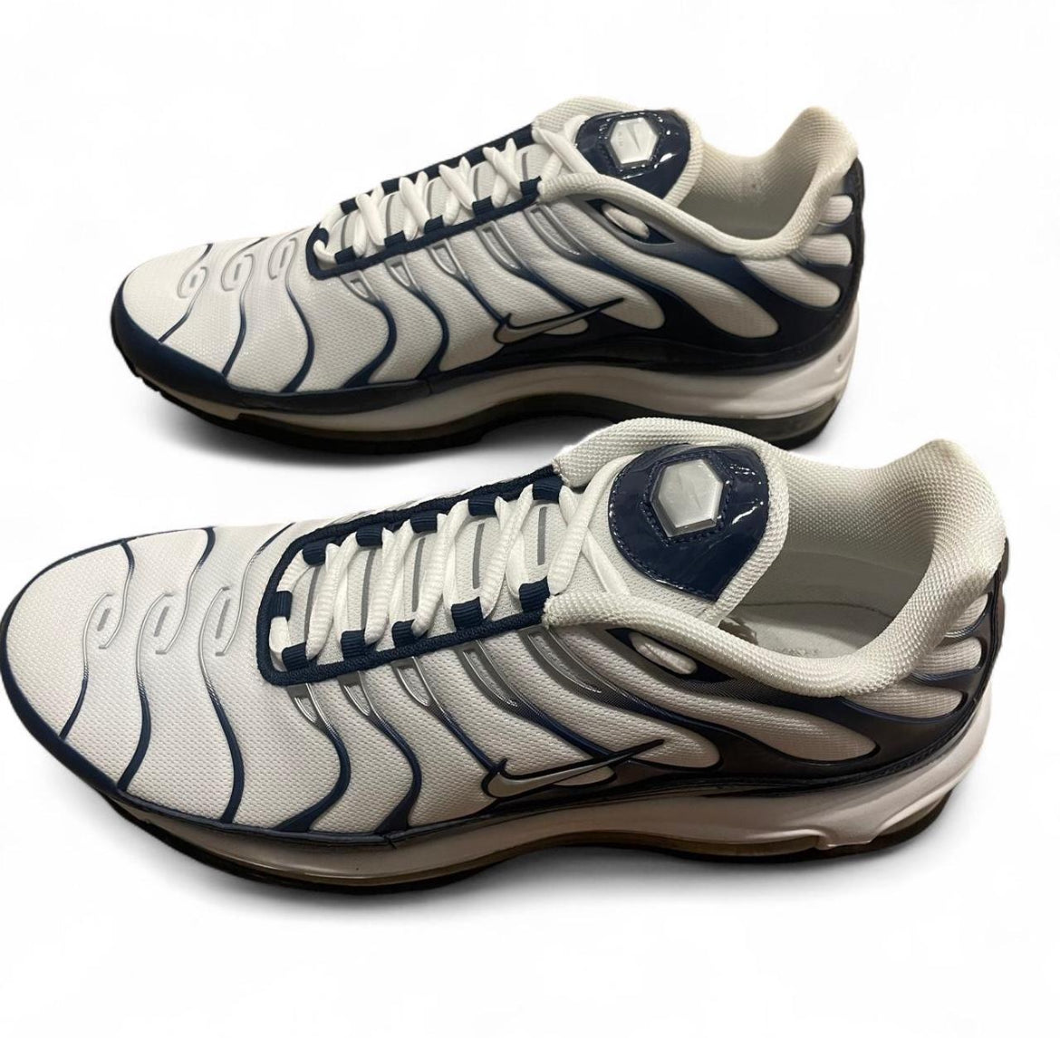 AH8144-100 Nike Air Max 97 Plus TN ‘White Navy’ (2018)