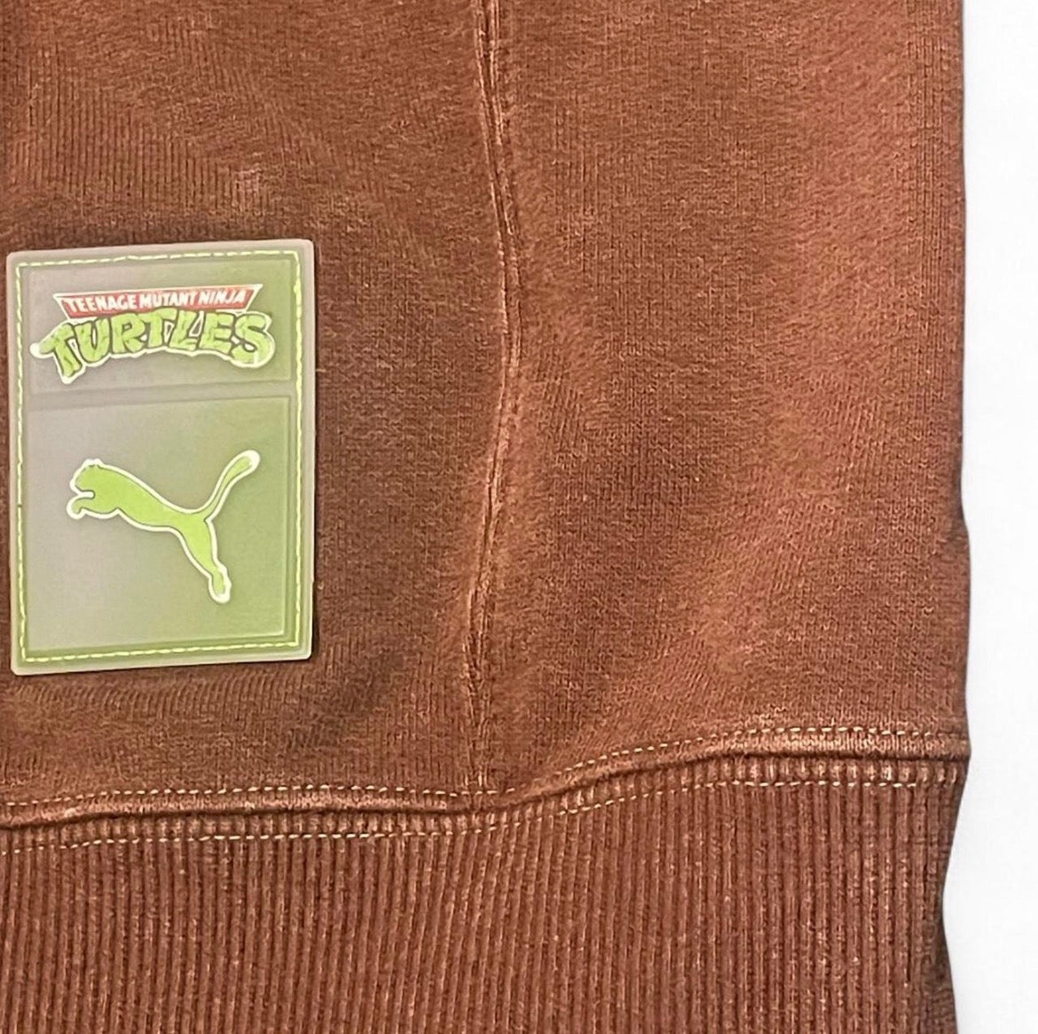 630100-65 PUMA x TMNT Relaxed Graphic Crewneck Sweater ‘Chocotart’ (2025)