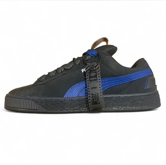 308656-02 Puma Suede XL F1 ‘Formula 1 75 Years Hero Pack Black Vivid Blue’ (2025)