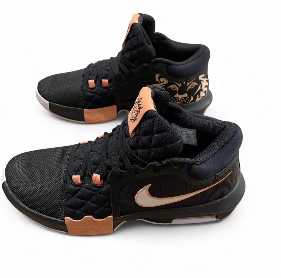 HQ2139-001 Nike LeBron Witness 8 ‘Black Apricot Agate White’ (2025)