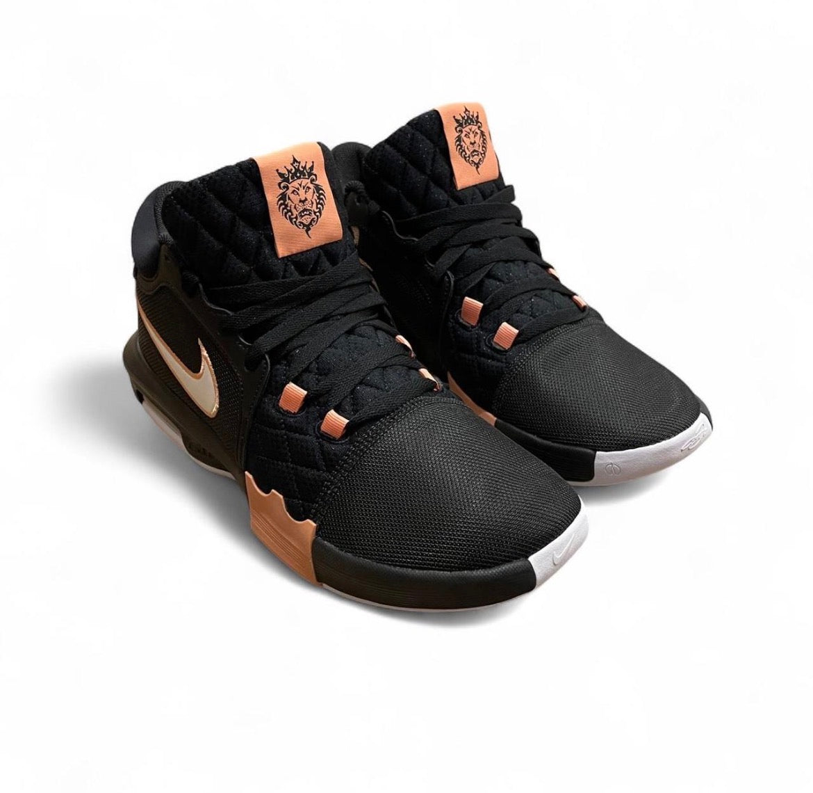 HQ2139-001 Nike LeBron Witness 8 ‘Black Apricot Agate White’ (2025)