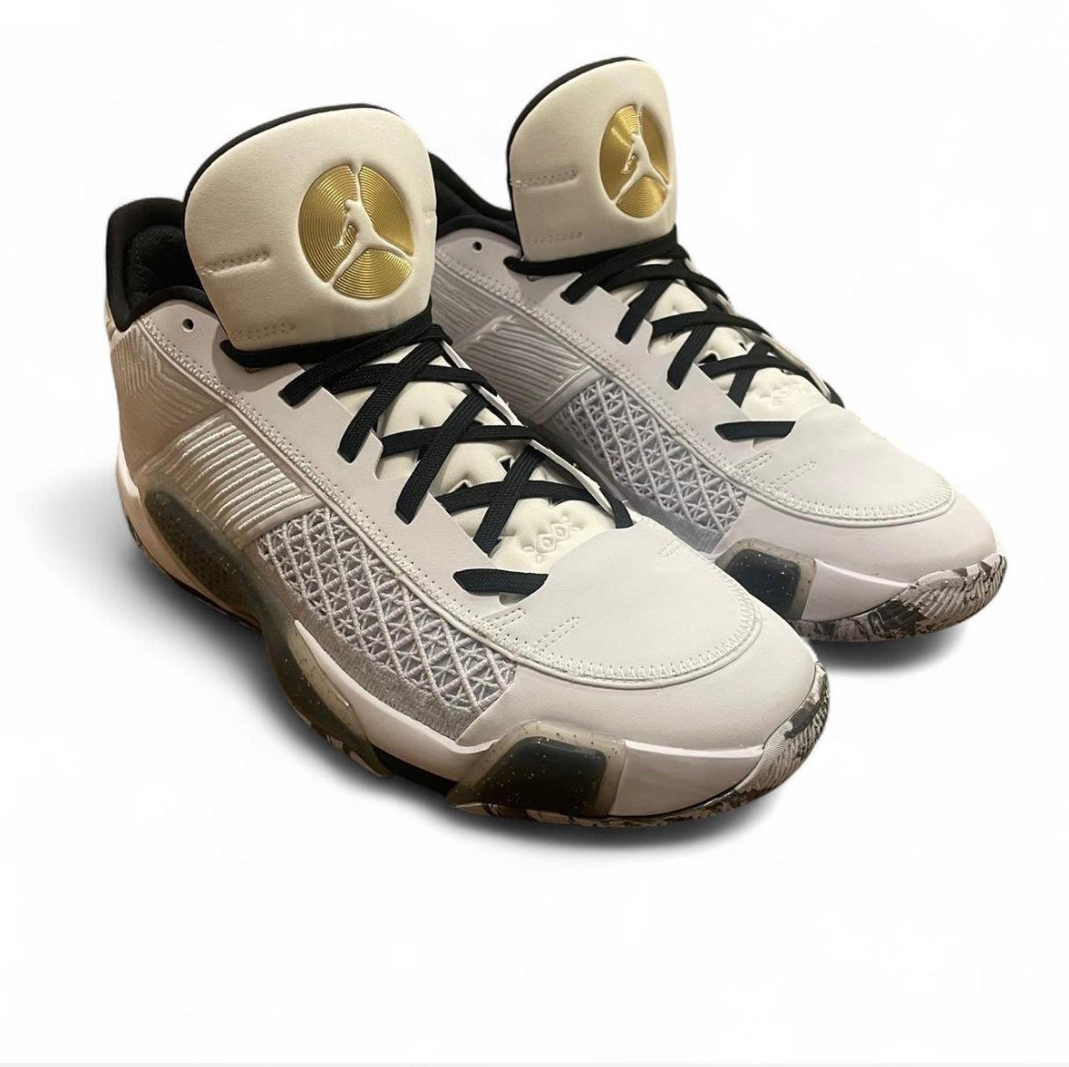 FD2326-107 Jordan 38 Low ‘White Metallic Gold Black’ (2024)