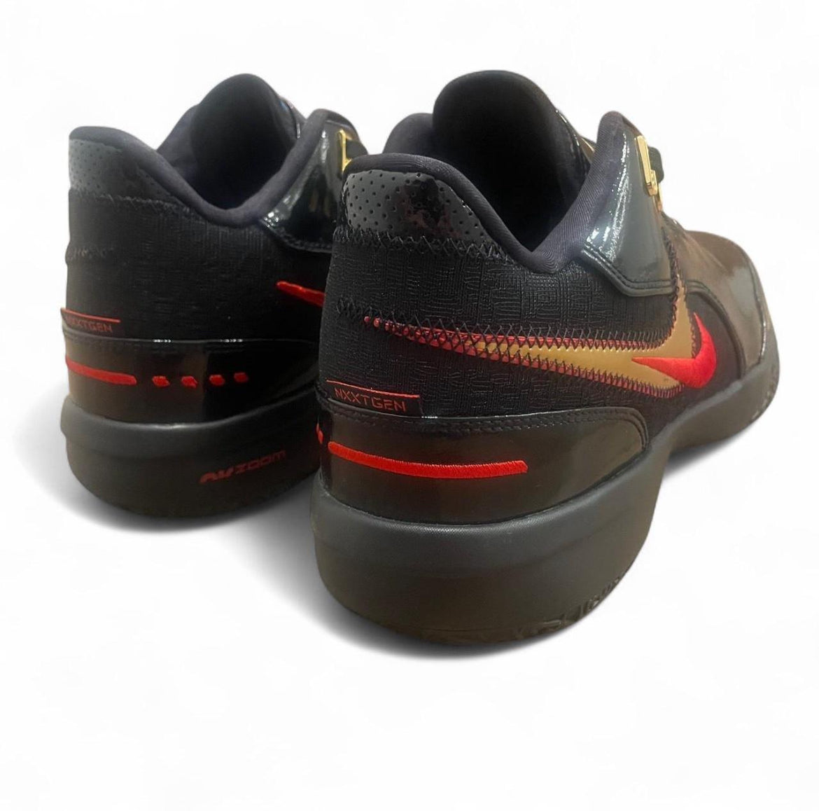FJ1566-001 Nike Zoom Lebron NXXT Gen AMPD ‘Black University Red Gold’ (2024)