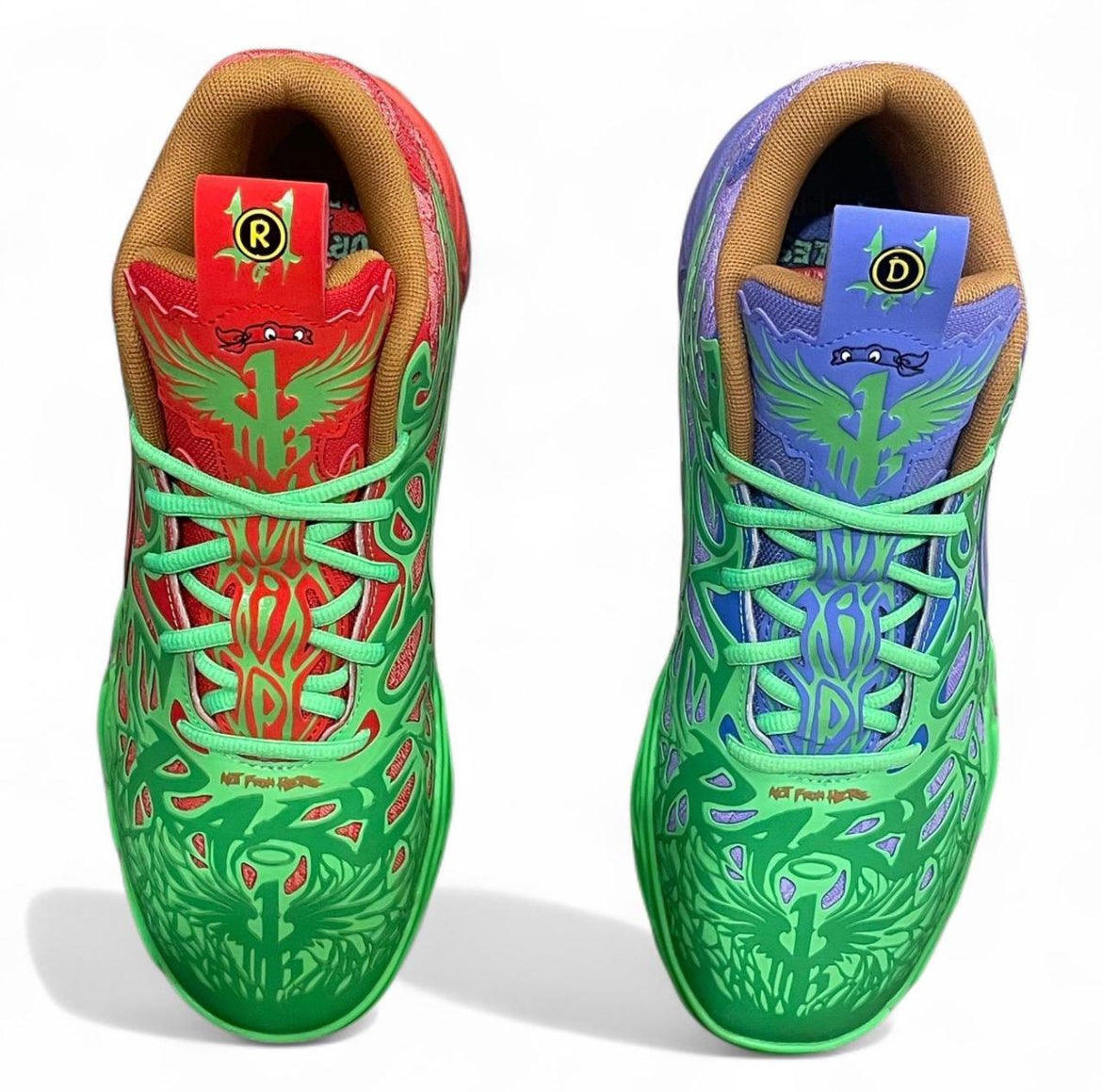312055-01 Puma LaMelo Ball MB.04 ‘TMNT Raphael & Donatello’ (2025)