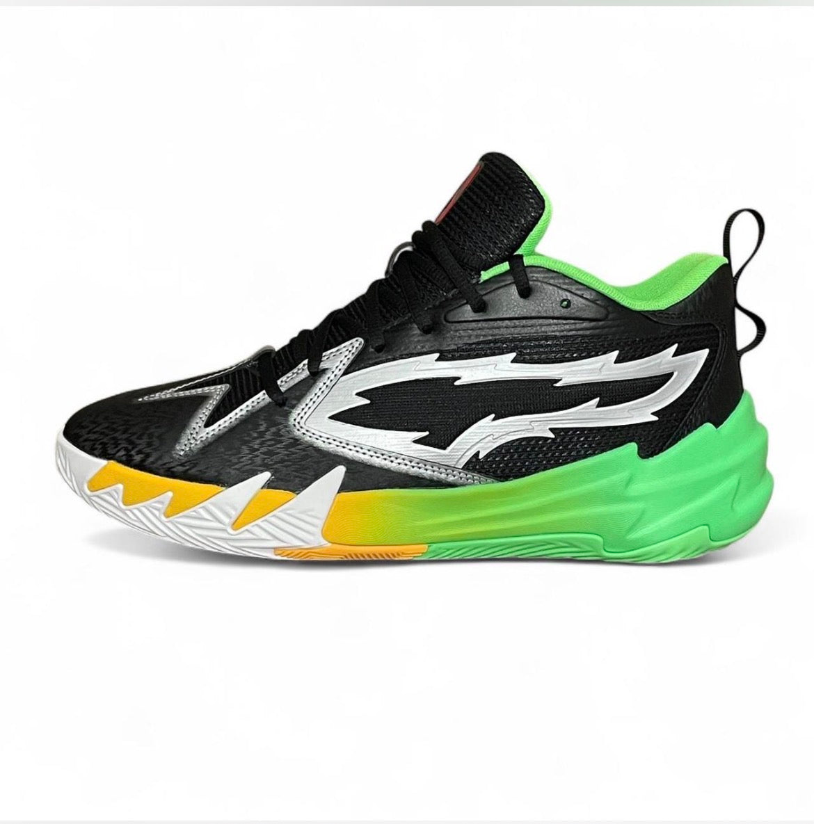 309841-01 Puma Scoot Zeros 2 PUMA Black-Fluro Green