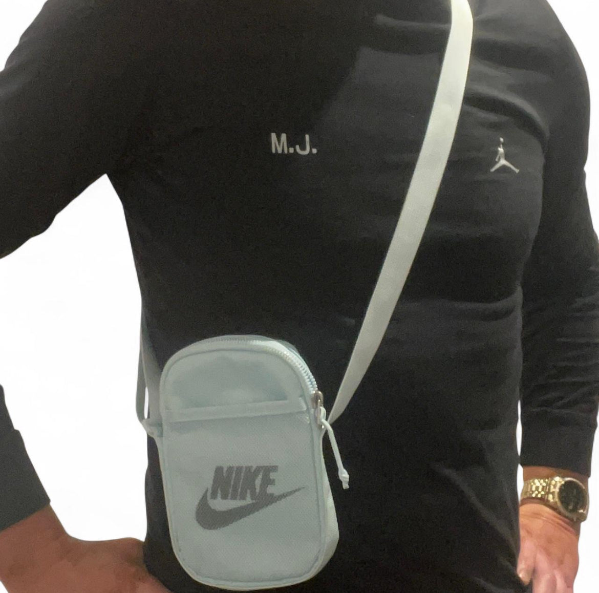BA5871-474 Nike Heritage Crossbody Bag ‘Glacier Blue’ (2024)