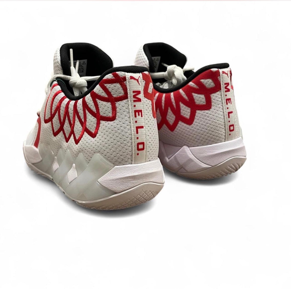 376941-10 Puma LaMelo Ball MB.01 Lo ‘Team Colors White High Risk Red’ (2022)