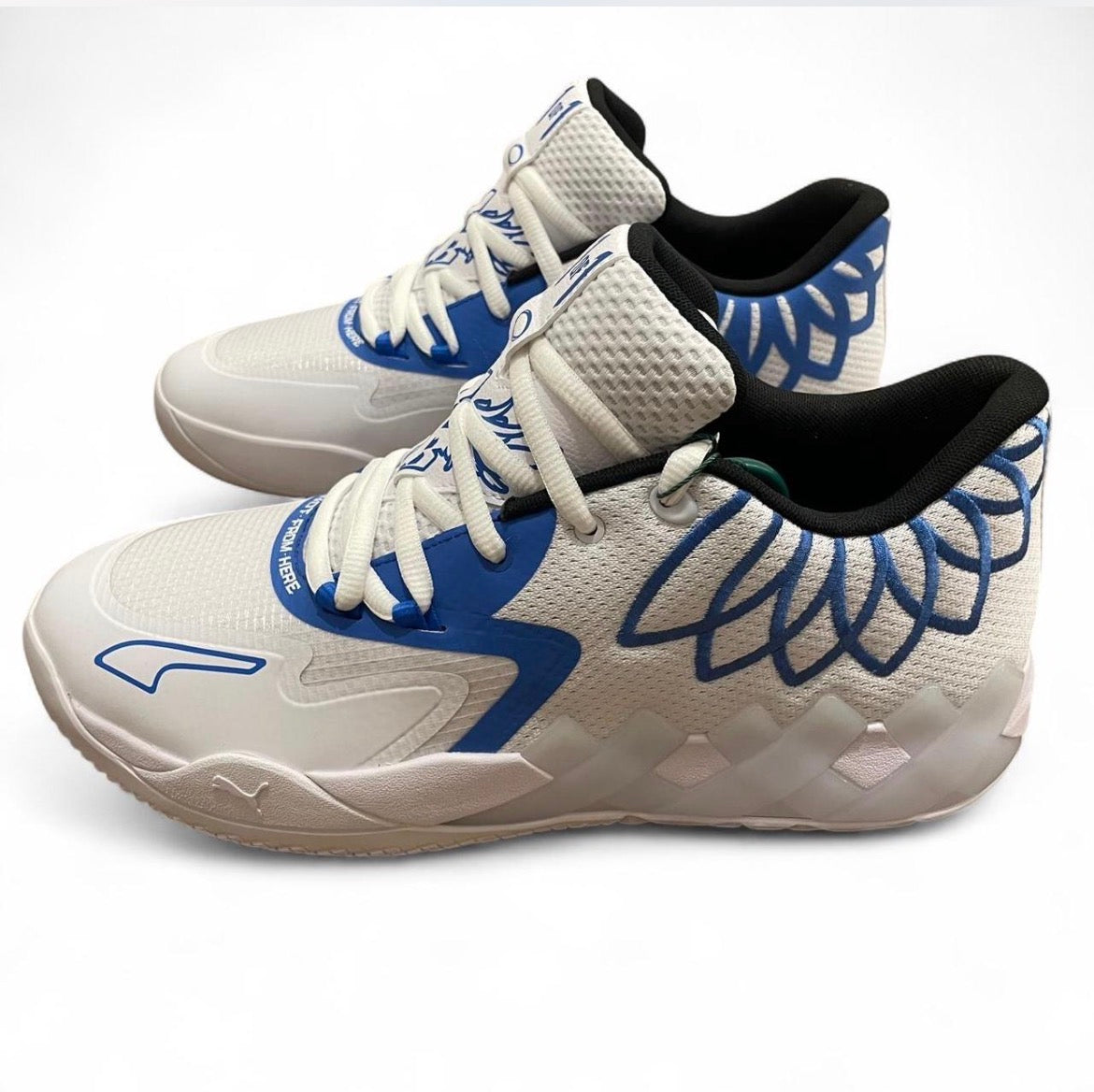 376941-11 Puma LaMelo Ball MB.01 Lo ‘Team Colours-White Bluemazing' (2022)
