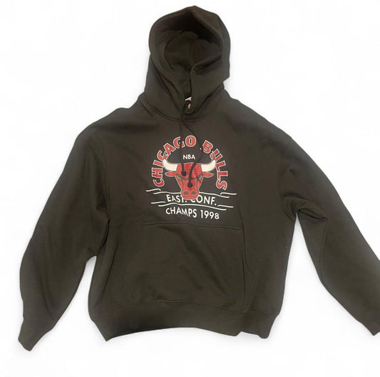 Mitchell & Ness Fleece Hoody ‘Chicago Bulls East. Conf. Champs 1998-Black’ (2024) MNCG2358