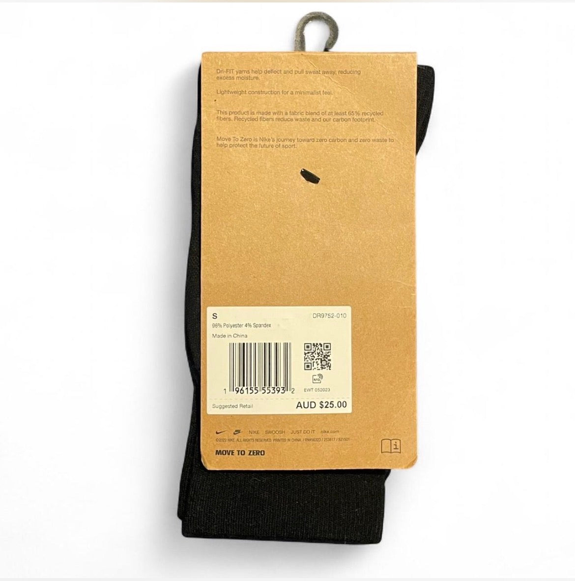 DR9752-010 Nike Air Max Plus TN Socks ‘Everyday Essentials Crew Tuned’ ‘Black’ (2025)