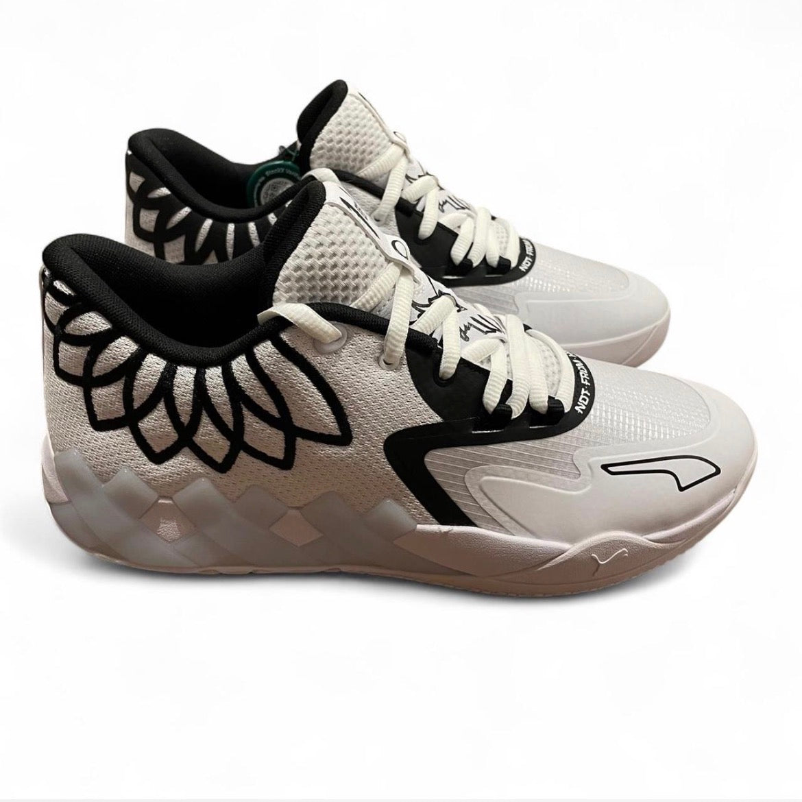 376941-13 Puma LaMelo Ball MB.01 Lo ‘White Black’ (2022)