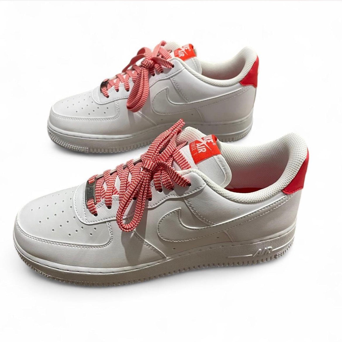 IB7167-103 Nike Air Force 1 (Womens) ‘White Pink Foam Metallic Silver Light Crimson’ (2025)