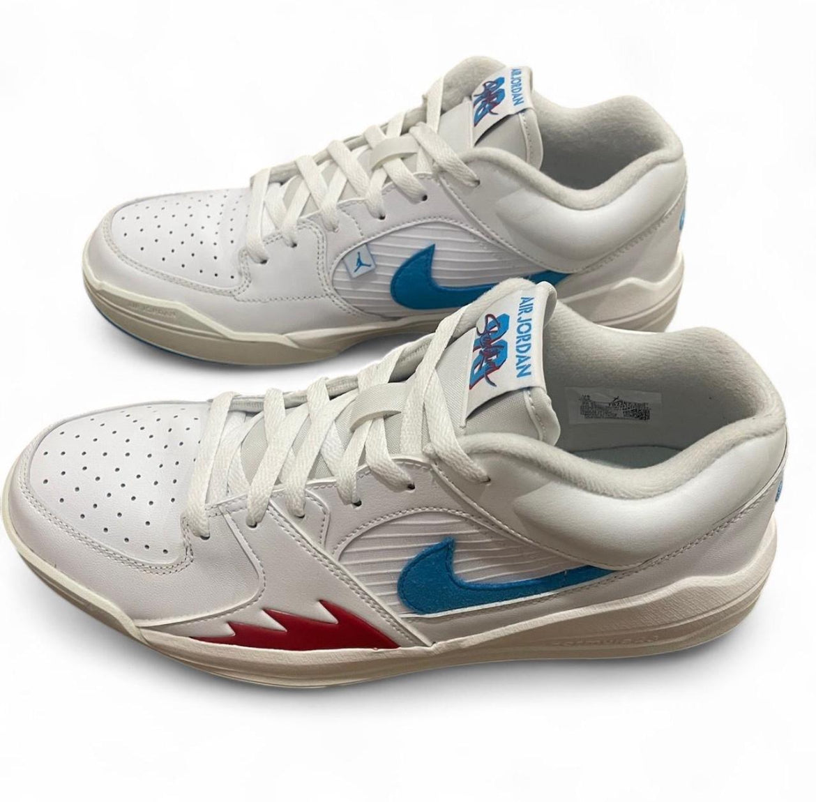 FB2269-100 Jordan Stadium 90 Low (Womens) ‘White Dark Powder Blue’ (2023)
