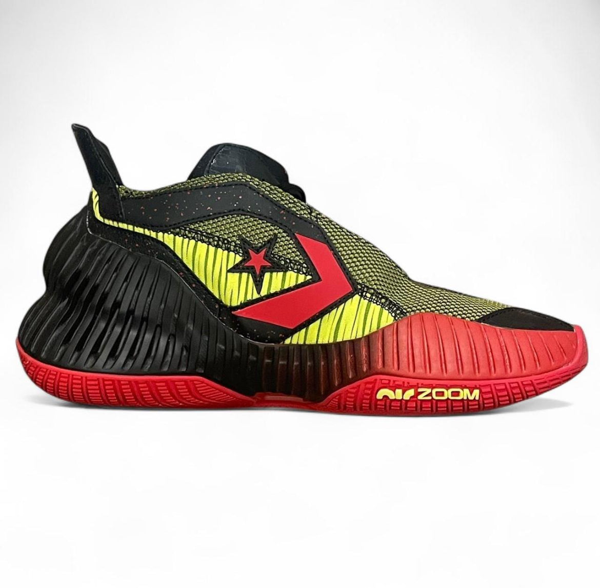 A01242C Converse All Star BB Prototype CX Mid ‘Monster Clash Black Laser Lemon Red’ (2024)