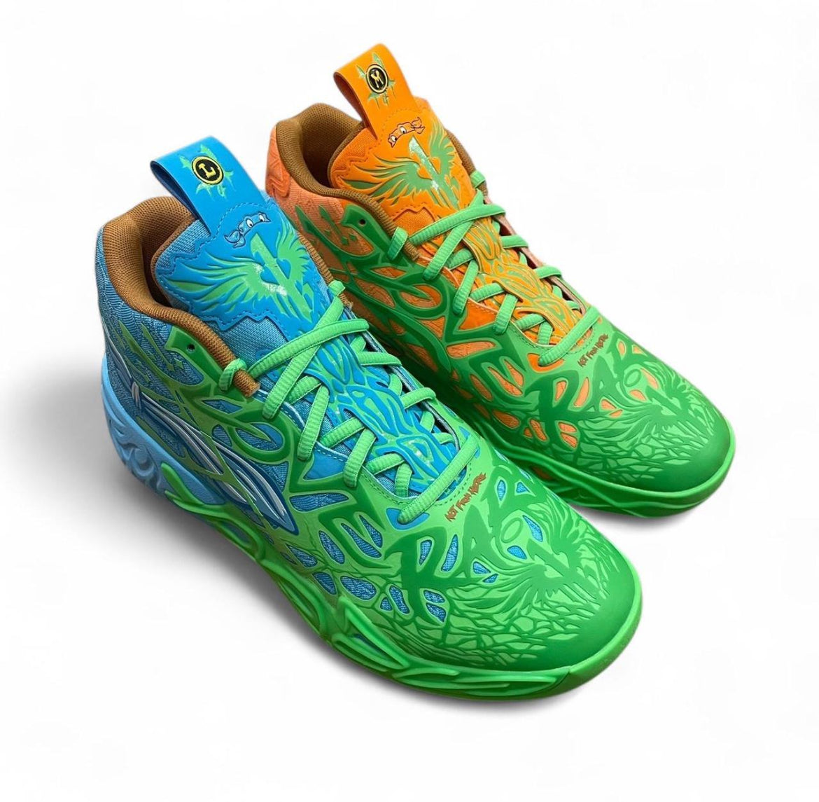 311307-01 Puma LaMelo Ball MB.04 TMNT ‘Leonardo & Michelangelo’ (2024)